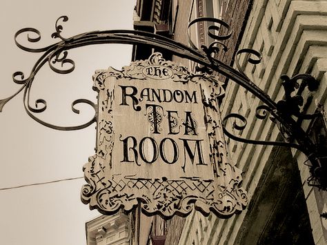 where is this? Cuppa Tea, Curiosity Shop, My Cup Of Tea, Signage Design, Tea Shop, Tea House, High Tea, A Sign, Vintage Roses