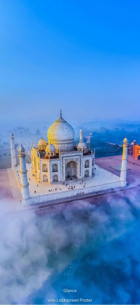 Taj Mahal Wallpaper, Galaxy Art, Great Barrier Reef, Screen Wallpaper, Beautiful Wallpapers, Wallpaper Backgrounds, Taj Mahal, Monument, Places To Visit