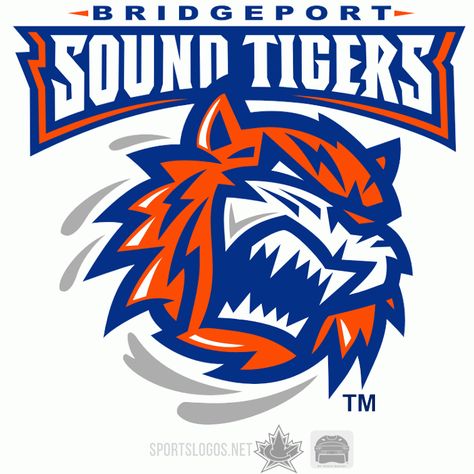 Bridgeport Sound Tigers Tiger Vector, Purple Tiger, Tiger Mascot, Hockey Logos, Esports Logo, Tiger Logo, Sports Team Logos, Mascot Logo, Sport Hockey