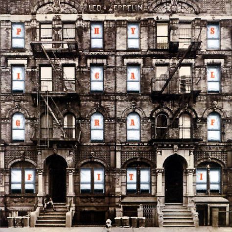 Led Zeppelin – Physical Graffiti Led Zeppelin Album Covers, Led Zeppelin Kashmir, Led Zeppelin Physical Graffiti, Led Zeppelin Albums, Physical Graffiti, Greatest Album Covers, Surf Music, As A, Classic Album Covers