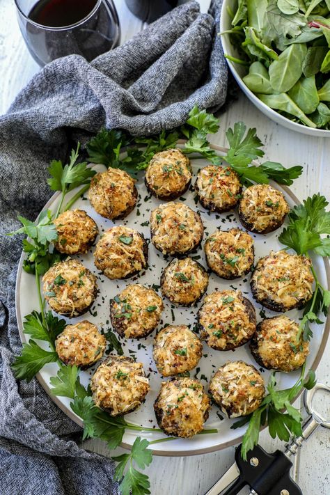 Smoked Stuffed Mushrooms Smoked Stuffed Mushrooms, Stuffed Mushrooms Recipes, Smoked Mushrooms, Stuffed Mushrooms With Cream Cheese, Mushrooms Recipes, Mini Bites, Savory Appetizer, Party Finger Foods, Soften Cream Cheese