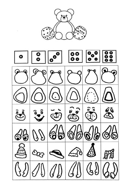 Roll A Dice Drawing Games, Roll And Draw Free Printables, Older Adults Activities, Fun Drawing Games, Roll And Draw, Roll A Dice, Drawing Games For Kids, Holiday Art Projects, Dots Game