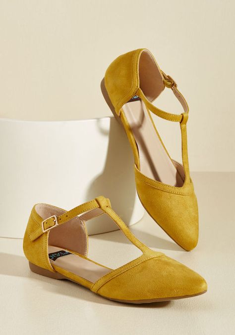 Flat out, I need these! #affilliateadlove #ad Gold Gladiator Heels, Yellow Flats, Spring Flats, T Strap Flats, Strappy Sandals Flat, Black Flip Flops, Gladiator Heels, Toe Post Sandals, Studded Heels