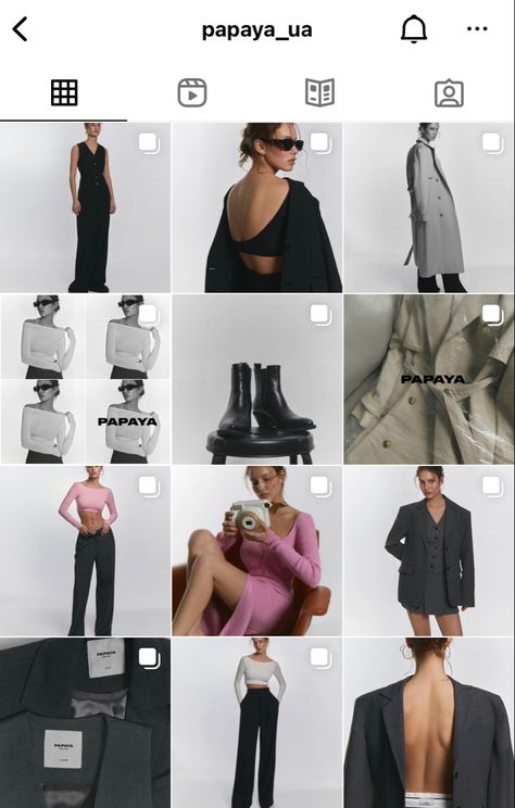 Fashion Brands Instagram Feed, Ig Fashion Feed, Clothes Brand Instagram Feed, Clothing Brand Aesthetic Feed, Clothing Brand Ig Feed, Clothes Instagram Post Design, Clothing Instagram Feed, Fashion Brand Instagram Feed, Clothing Brand Instagram Feed Ideas