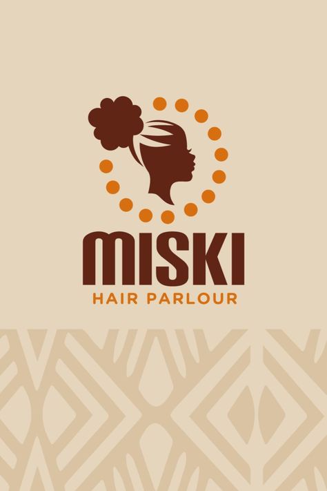 Logo design inspiration Curly Hair Logo Design, Afro Hair Logo, Curly Hair Logo, Hair Logo Design Ideas, Logo Design Inspiration Art, African Branding, Afro Hair Salon, Interior Design Logo Inspiration, African Logo