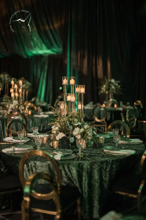 Emerald City Theme, Emerald City Wedding, Emerald Wedding Dresses, City Wedding Reception, Emerald Green Quinceanera Theme, Enchanted Forest Quinceanera Theme, Green Quinceanera Theme, Tiana Wedding, Emerald Green Quinceanera