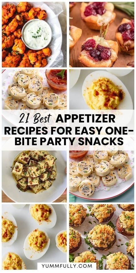 Whet your appetite with these easy Appetizers, where these flavorful bites make for a delicious start to your evening. From refreshing bruschettas to savory stuffed mushrooms, these recipes promise a delightful prelude to dinner that’s both light and satisfying. Savory Appetizers Easy, Small Bites Appetizers, Best Appetizer, Light Appetizers, Bite Size Appetizers, Appetizers Easy Finger Food, Best Appetizer Recipes, Easy Appetizers, Easy Party Food