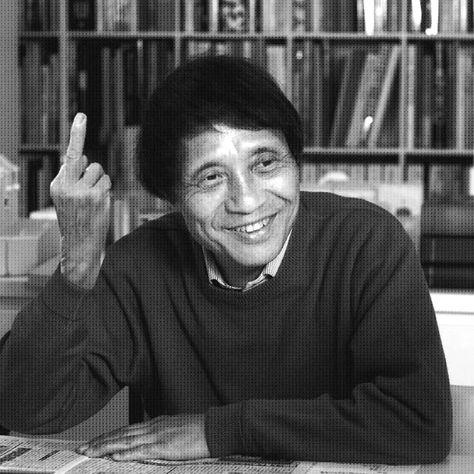 Tadao Ando. Image via supportingfrankgehry.tumblr.com Tadao Ando Drawing, Architect Portrait, Koshino House, John Pawson Architect, Carlo Scarpa Architecture, Zaha Hadid Buildings, Tadao Ando Architecture, Flipping The Bird, Steven Holl