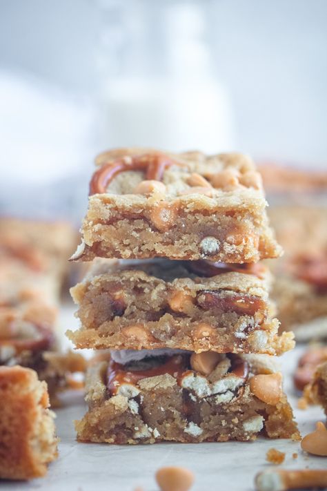 Peanut Butter Pretzel Butterscotch Blondies – 5 Boys Baker Sweet And Salty Desserts, Slow Cooker Flank Steak, Salty Sweet Desserts, Ground Beef Quesadillas, Butterscotch Blondies, Salty Desserts, Raspberry Oatmeal, Dump Cake Pumpkin, Slow Cooker Pumpkin