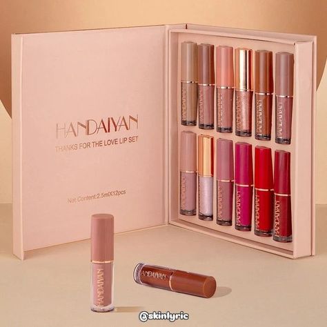 Unleash Lip Luxury with HANDAIYAN's 12 Color Lipstick Set! 💋✨ Discover 12 vibrant shades in this luxurious, waterproof collection that ensures you always have the perfect color for any occasion. Whether bold or subtle, these long-lasting lipsticks will elevate your look and turn heads! 💄💫 Key Features: 12 Stunning Colors 🎨: From nudes to bold reds for every mood. Waterproof Formula 💧: Resists smudging and fading. Long-Lasting ⏳: Enjoy up to 12 hours of wear. Lightweight & Comfortable 💕: ... Love Lips, Color Lipstick, Lip Set, Lipstick Set, Long Lasting Lipstick, Elevate Your Look, Lipstick Colors, Lipsticks, Long Lasting