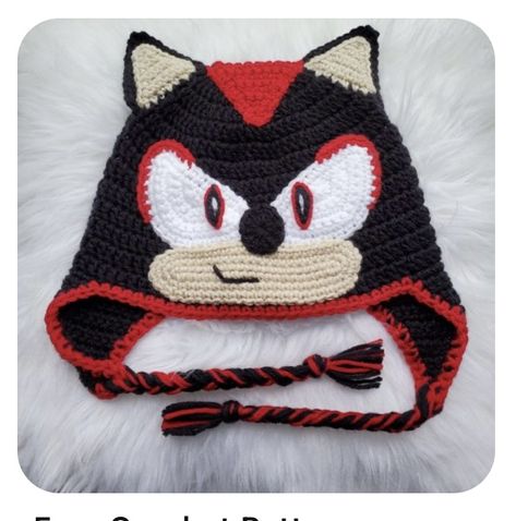 Fnaf Crochet, Hedgehog Crochet, Crochet Character Hats, Chemo Hats, Crochet Hat Free, Baby Beanies, Crochet Hats Free Pattern, Chemo Hat, Shadow The Hedgehog