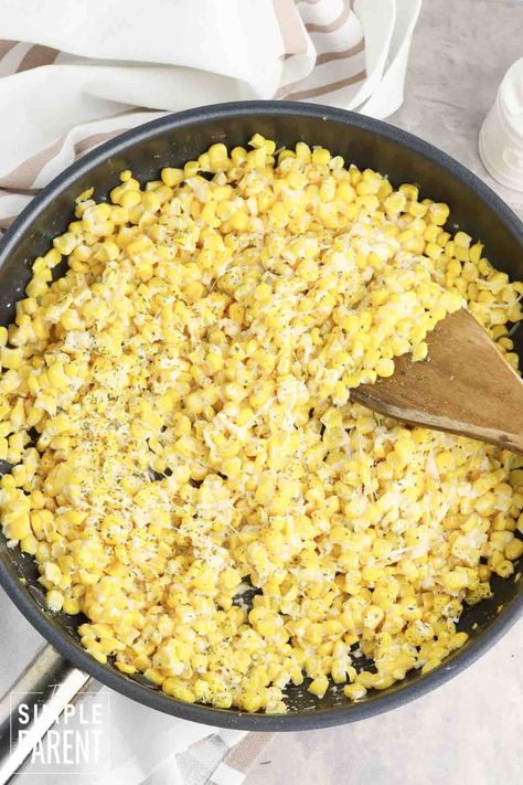 EASIEST Fried Corn Recipe! 5 Ingredients & 15 Minutes! Corn Casserole Crockpot, Thanksgiving Corn Recipes, Fried Corn Recipe, Sweet Corn Salad Recipe, Corn Fried, Fried Corn Recipes, Corn Recipes Side Dishes, Corn Side Dish, Corn Dishes