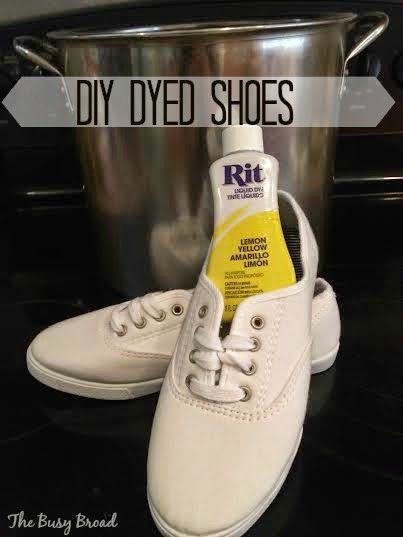 The Busy Broad: DIY Dyed Shoes with Rit Dye Dye Shoes Diy, Plain White Shoes, Dyed Shoes, Canvas Shoes Diy, Dye Shoes, White Keds, Tie Dye Shoes, Diy Dye, Black Tennis Shoes