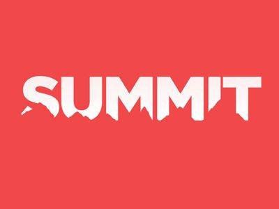 Summit Loading Screen Summit Logo, Typography Logo Inspiration, Mountain Logo, Loading Screen, Mountain Logos, Textile Logo, Word Design, Word Play, Screen Design