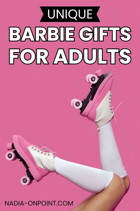 Movie and Series Gift Ideas! Here you will find some of the best Barbie Gifts for Adults. barbie themed gifts for adults | barbie inspired gifts for adults | adult barbie gifts | adult barbie party gifts. #Barbie #Gift #GiftGuide Barbie Gifts For Adults, Barbie Themed Gift, Adult Barbie Party, Movie And Series, Barbie And Ken Costume, Barbie Gifts, Barbie Inspired, Barbie Logo, Barbie Birthday