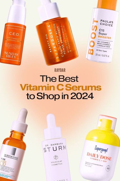 Want a brighter complexion? Check out our favorite vitamin C serums and shine on! Benefits Of Vitamin C Serum, Best Vitamin C Serum For Face, Best Brightening Serum, Vitamin C Serum Benefits, Diy Vitamin C Serum, Benefits Of Vitamin C, Bright Accessories, Best Vitamin C Serum, Kirk Cameron