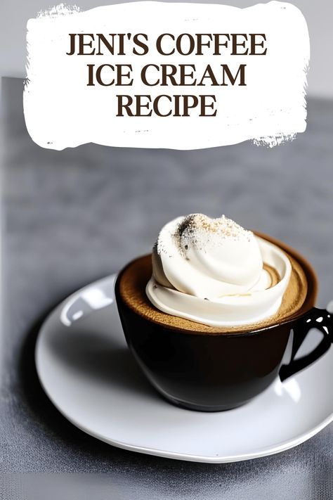 Jeni's coffee ice cream recipe Vanilla Protein Coffee, Protein Coffee Smoothie, Protein Coffee Recipes, Coffee Ice Cream Recipe, Espresso Recipes, Cold Coffee Recipes, Protein Coffee, Creamy Coffee, Smoothie Mix