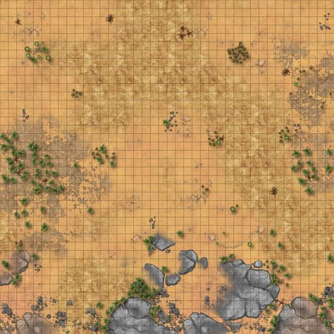 Dnd Western Map, Dnd Desert Map, Wasteland Battlemap, Fallout Map, West Map, Desert Map, Pathfinder Maps, Dnd World Map, Fantasy World Map