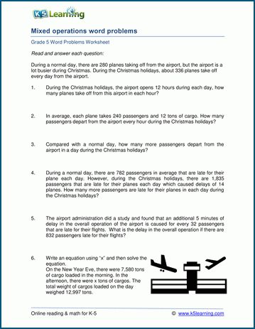 Grade 5 Word Problem Worksheet on addition, subtraction, multiplication and division Division Worksheets Grade 5, Grade 5 Math Worksheets, Multiplication And Division Worksheets, Multi Step Word Problems, Multiplication Word Problems, Division Word Problems, Learning Reading, Math Tools, Division Worksheets