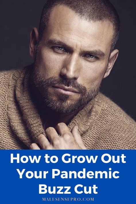 How to Grow a Buzz Cut Hairstyle #buzzcut #hairstyle @malesense Growing Out Buzzcut Hairstyles Men, Buzz Cut Grow Out Stages, Buzzcut Grow Out Stages, Growing Out Buzzcut Hairstyles, Long Buzz Cut, Buzz Cut For Men, Buzz Haircut, Buzz Cut Women, Buzz Cut Hairstyles