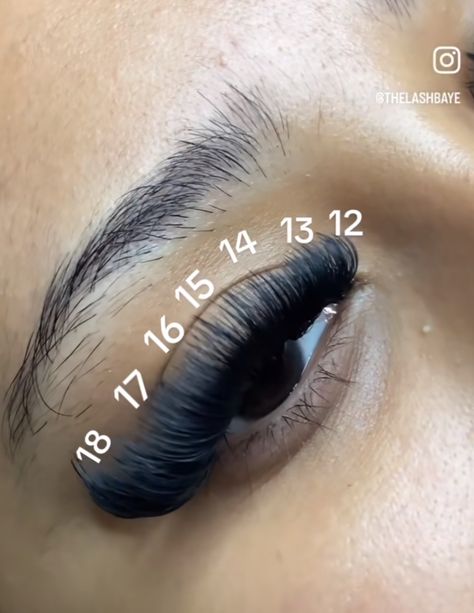 Lash Map Black Women, Cute Lash Maps, Wispy Cat Eye Lash Map, Small Lashes Extensions, Wispy Lashes Mapping, Wispy Volume Lash Extensions Map, Cat Eye Lash Extensions Map, Cluster Lash Mapping, Different Types Of Lashes