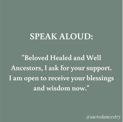 Ancestor Affirmations, Ancestral Healing Quotes, Ancestors Quotes Spiritual, Ancestors Prayers, Ancestor Healing, Ancestor Prayer, Ancestors Spiritual, Ancestral Work, African Orishas