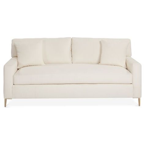 Hinton Sofa, Ivory Crypton Boston Condo, Sofa Taupe, Navy Sofa, Condo Renovation, Velvet Sofas, South Shore Decorating, Chic Sofa, Blue Velvet Sofa, Living Room Update