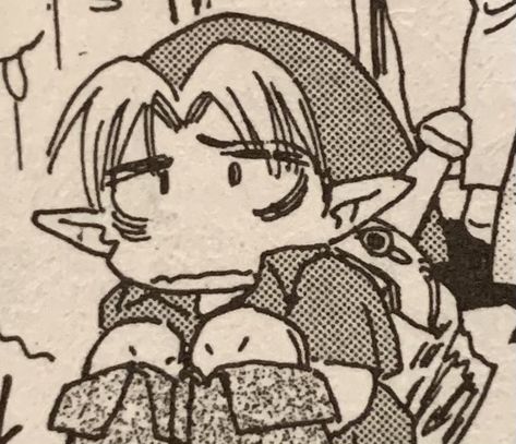 ocarina of time manga panel from part one of the legend of zelda ocarina of time manga, kid link is visiting castle town for the first time, he is hungry and looks miserable Ocarina Of Time Manga, Ocarina Of Time Link, Ocarina Of Time, The First, Zelda, Anime