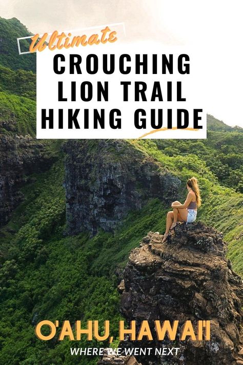 Oahu Hikes, Crouching Tiger, Hiking Guide, Walking On Clouds, Hawaii Vacation, Scenic Routes, United States Travel, Oahu Hawaii, Best Hikes