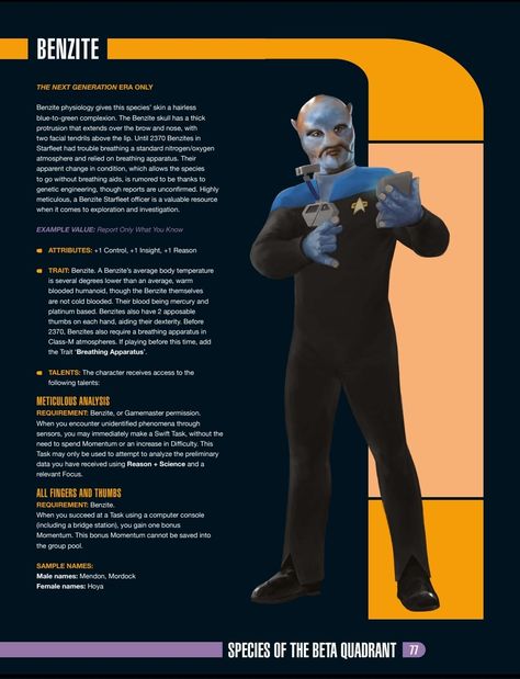 Benzite (Star Trek Adventures: Beta Quadrant) Star Trek Adventures Rpg, Star Trek Races, Star Trek Adventures, Star Trek Species, Star Trek Fashion, Star Wars Man Cave, Star Trek Rpg, Star Trek Data, Star Trek Crew