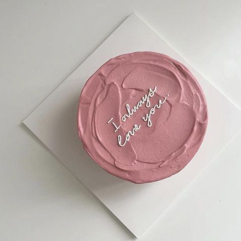 Simple Birthday Cake Designs, Ig Makeup, Pinterest Cake, Pastel Cakes, Korean Cake, Simple Cake Designs, Mini Cakes Birthday, Bento Cake, Creative Birthday Cakes