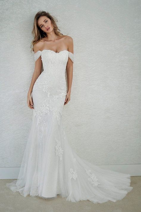 St Patrick Wedding Dress, Wedding Gown Gallery, Off Shoulder Wedding Dress, Wedding Dress Guide, Wedding Dresses 2018, White Wedding Dress, Dress Guide, Dresses Lace, White Wedding Dresses