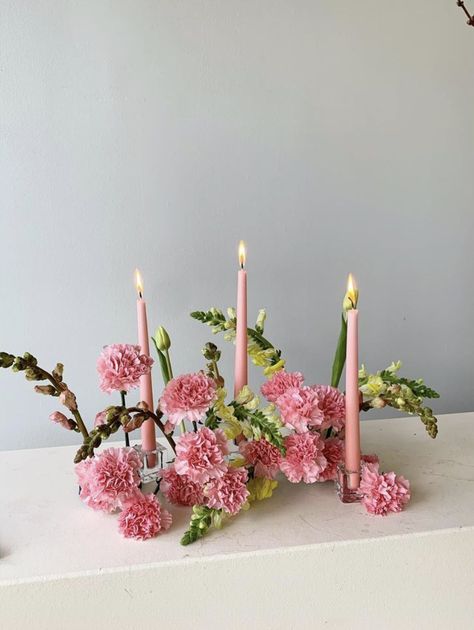 Pink Candle, Floral Studio, Deco Floral, Wedding Mood Board, Wedding Mood, Arte Floral, Design Floral, Pink Wedding, Pretty Flowers