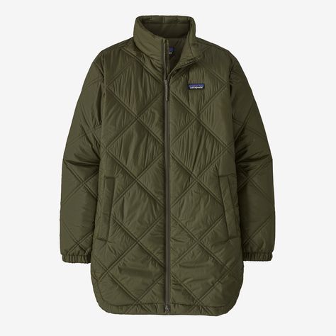 Patagonia Women's Pine Bank Insulated Parka Patagonia Style, 50% Logo, Travel Clothes, Winter Outerwear, 2024 Christmas, Kids Trend, Womens Parka, Parka Coat, Winter Travel