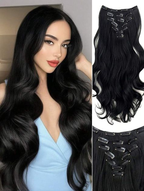 Natural Wave Hair, Natural Waves Hair, Nicole Smith, Wavy Ponytail, Black Hair Extensions, Hairpieces For Women, Natural Waves, Synthetic Hair Extensions, Ponytail Extension