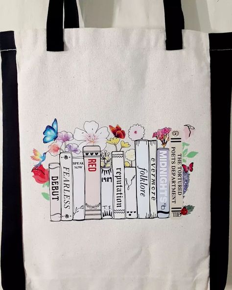 Taylor Swift Albums Tote Bag! All 11 albums are featured on this bag! $185 #taylorswift #thetorturedpoetsdepartment #taylorsversion Jules Aesthetic, Taylor Swift Tote Bag, Instagram Taylor Swift, Taylor Swift Albums, Bags Ideas, Swift Tour, Taylor Swift Album, May 5, Life Style