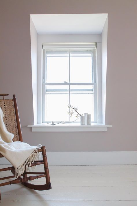 Sponsored: Cape Cod Summer Bedrooms Refreshed with Farrow & Ball Paint: Peignoir Remodelista Farrow And Ball Bedroom, White Wall Paint, White Wall Bedroom, Pink Paint Colors, Summer Bedroom, Farrow And Ball Paint, Farrow And Ball, Bedroom Paint Colors, Gray Bedroom