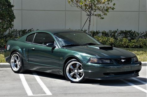 For the life of me, I can't understand why anyone ordered this not in Dark Highland Green... or why the factory would even offer it. 2001 Mustang Bullitt, 2001 Mustang Gt, 2001 Mustang, 2003 Ford Mustang Gt, 2003 Mustang, Bullitt Mustang, Sn95 Mustang, New Edge Mustang, Ferrari Portofino