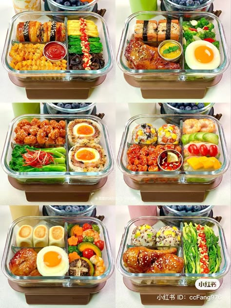 Lunch Aesthetic, Healthy Lunch Snacks, Healthy Food Menu, Resep Diet, Bento Recipes, Easy Healthy Meal Prep, Healthy Menu, Makanan Diet, Healthy Food Dishes