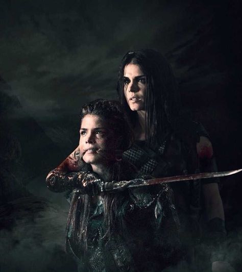 Octavia and blodreina Lexa E Clarke, The 100 Poster, The 100 Characters, Lexa Y Clarke, Octavia Blake, Lexa The 100, Marie Avgeropoulos, The 100 Cast, The 100 Show