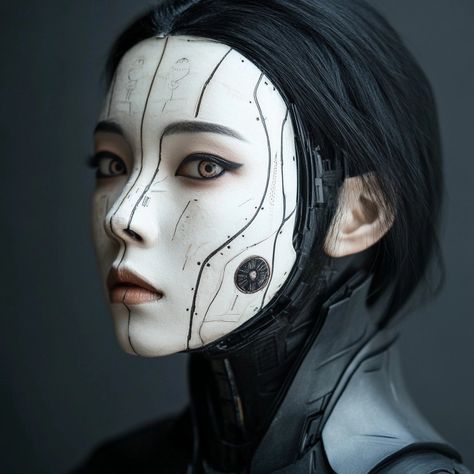 Create Robot Halloween Makeup, Robot Makeup Look, Robot Makeup, Loki Costume, Punk Aesthetic, Doll Makeup, Eye Makeup Art, Grimm, Makeup Art