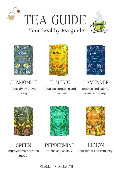 Pukka Tea Aesthetic, Tea Branding Design, Tea For Health, Tea Image, Tea Guide, Pukka Tea, Tea Health, English Tea Party, Pantry Food