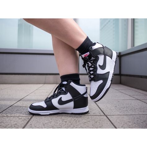 nike dunk high black and white panda Air Shoes, Nike Air Shoes, Nike Dunk High, Dunk High, Nike Dunk, Jordans Sneakers, Nike Dunks, Air Jordan Sneaker, Shoe Collection