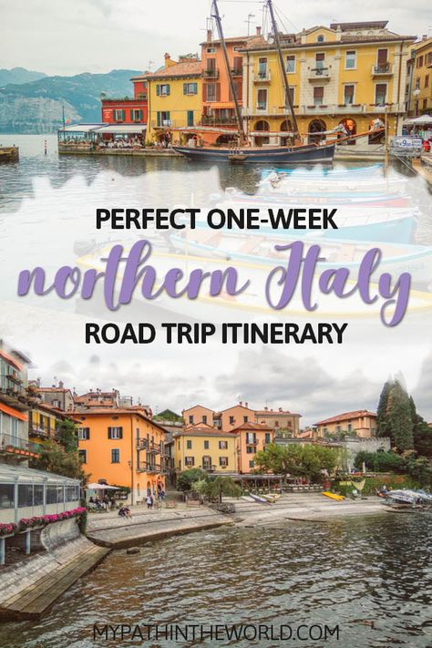 Looking for the perfect north Italy road trip Itinerary? Read my one week Italy travel itinerary recommendation for the Italian lake district including things to do in Lake Garda, Lake Como and Lake Maggiore Backpacking Italy, Italy Road Trip Itinerary, Italy Travel Itinerary, Northern Italy Travel, Italy Road Trip, Italy Road, Koh Lanta Thailand, North Italy, Usa Girl