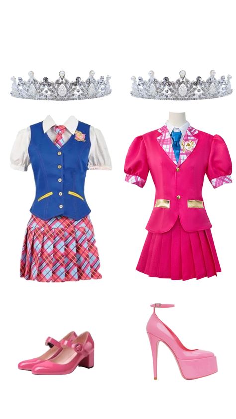 Blair & Sophia!! #explorepage #barbie Barbie Outfits Halloween, Princess Charm School, Barbie Halloween, Barbie Costume, Charm School, Barbie Princess, Princess Outfits, Barbie Clothes, Halloween Outfits