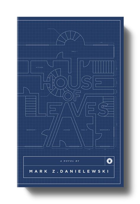 HOUSE OF LEAVES Book Cover on Behance House Of Leaves Book, History Book Cover, Contents Page Design, House Of Leaves, Pet Branding, Cover Design Inspiration, Behance Design, Leaf Book, Book Cover Design Inspiration