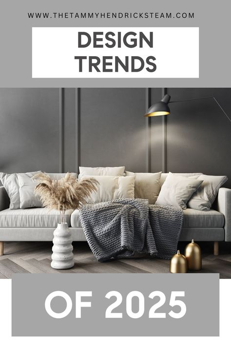 Several key themes are emerging that we can confidently predict will trend in 2025. We've peered into the future and talked to experienced interior designers to uncover what’s on the horizon. From creative designs to earthy color palettes, get ready for an exciting year in interior design! House Finishes Interior Design, Sofa Trends 2024 2025, 2025 House Design Trends, 2025 Design Trends Home Interiors, Trending Home Decor 2024, Design 2025 Trends, Trends 2025 Interior Design, 2025 Home Decor, 2025 House Decor Trends