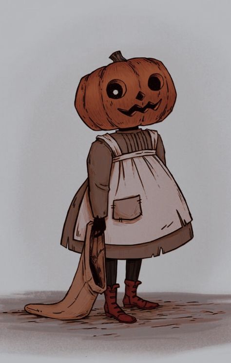 Spooky Backpack Drawing, Witchcore Drawing, Pumpkin Person Art, Over The Garden Wall Screenshots, Pumpkin Girl Drawing, Halloween Girl Drawing, Pumpkin Head Tattoo, Halloween Costume Drawing, Pumpkin Head Drawing