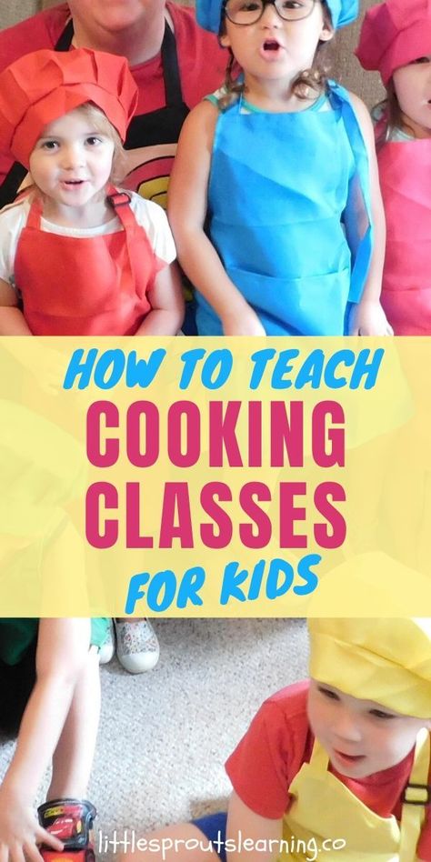 Cooking With Kids In The Classroom, Cooking Club Ideas For Kids, Teach Kids To Cook, Cooking Lesson Plans, Kids Cooking Lessons, Teaching Kids To Cook, Preschool Cooking, Cooking With Toddlers, Cooking In The Classroom