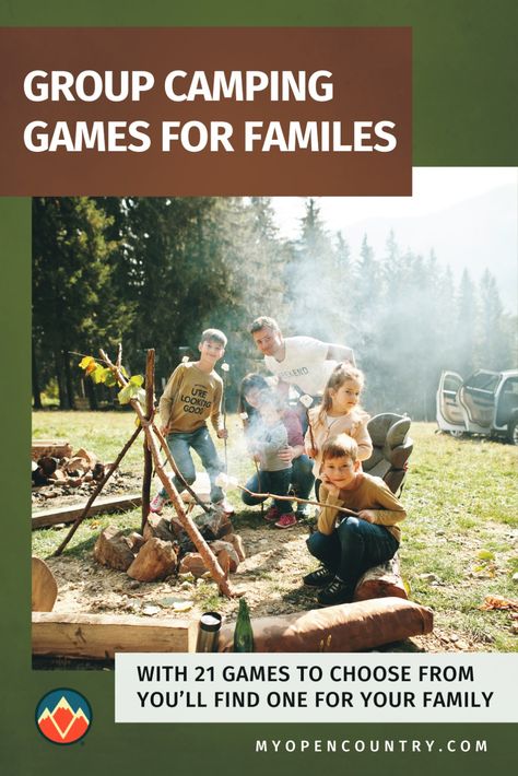 Bring more fun to your outdoor adventures with our comprehensive guide to camping games! Perfect for any group size, from couples to large families, these games include a variety of DIY ideas, fun challenges for teens, and delightful activities for kids and adults alike. Make every camping experience memorable with our engaging selection. Fun Challenges For Teens, Bonfire Games, Camping With Family, Camping Games For Adults, Games For Families, Campfire Games, Group Camping, Dog Camping, Camping Games